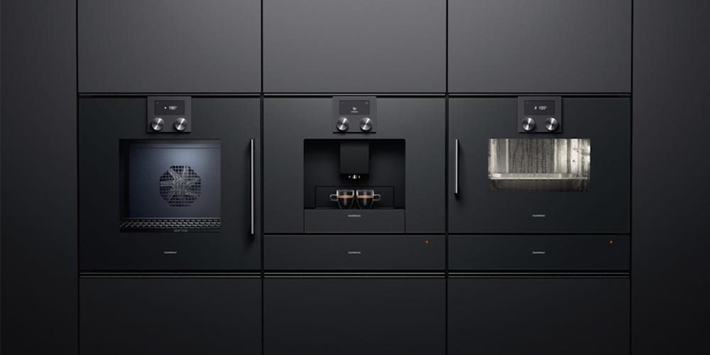 Gaggenau conjunto de hornos serie 200 antracita - Electrodomésticos Gaggenau