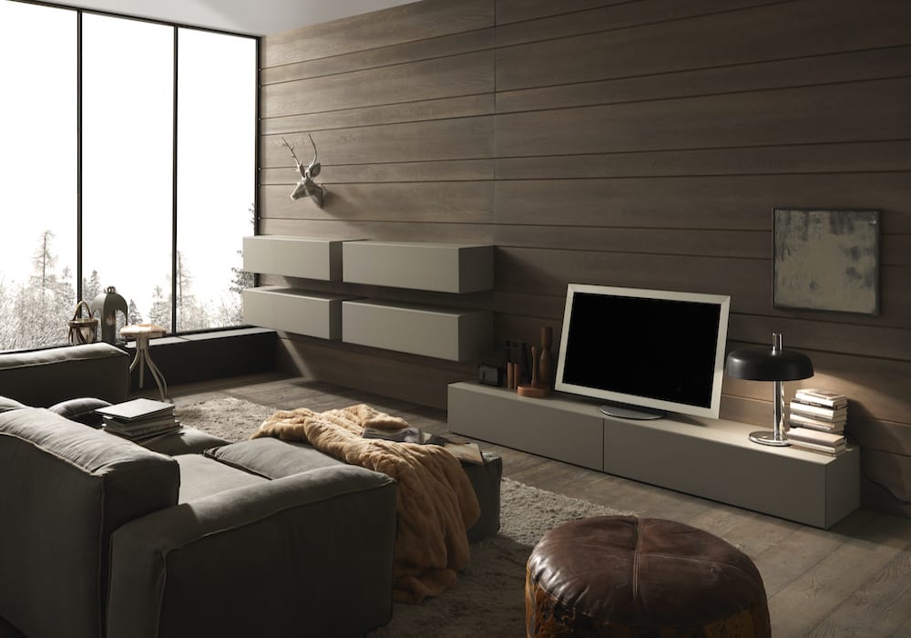 Salon More en laca mate - Muebles para TV de diseño