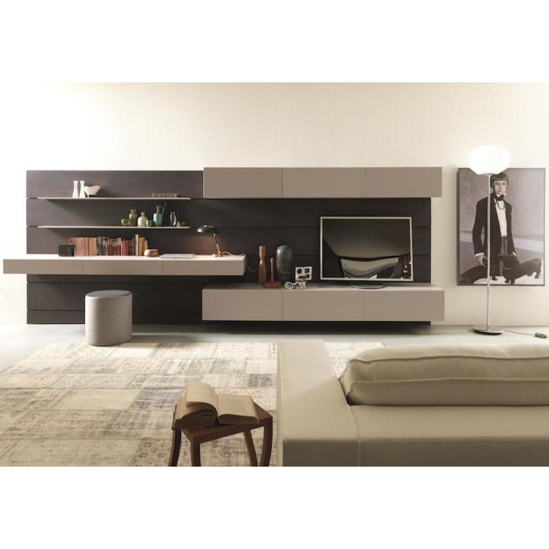 composicio n de salo n face en laca y madera mater 800x450 - Muebles para TV de diseño