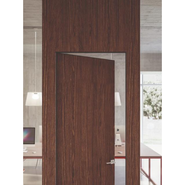 ADL sistema Mies con puerta madera 3 640x640 - Divisores de oficina MIES ADL