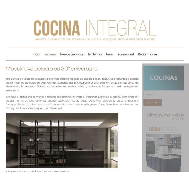 Cocina integral 30 aniversario 640x640 - MATERIA EN LOS MEDIOS