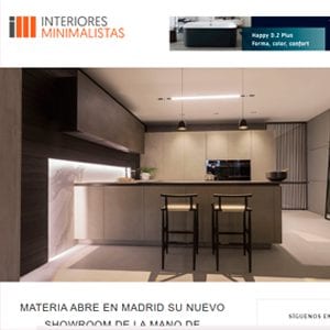 Interiores Minimalistas - MATERIA EN LOS MEDIOS